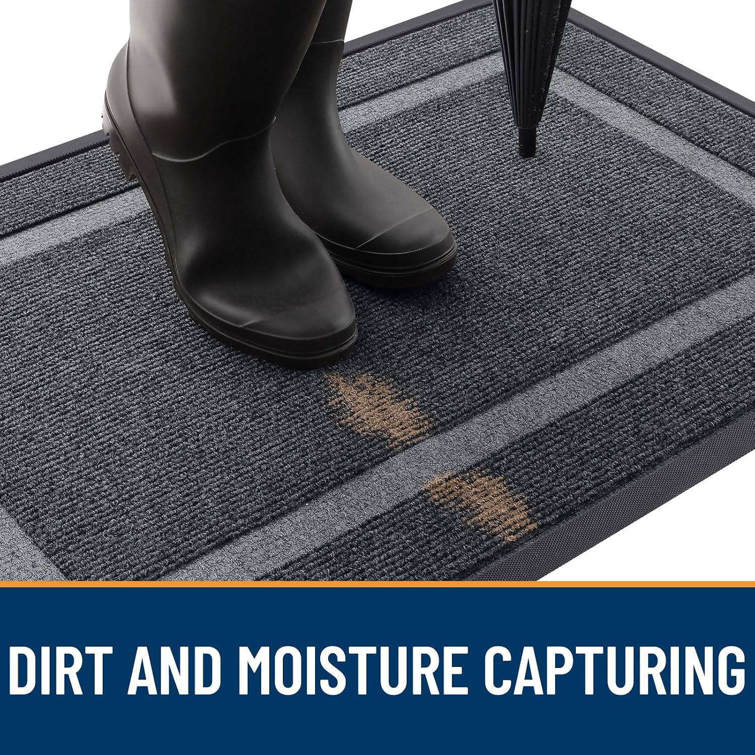 Low-Profile Heavy-Duty Door Mat – Indoor Outdoor Use